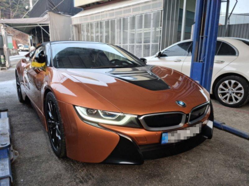 BMW 사고차 판금도색 복원 작업 사례
